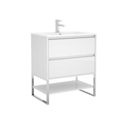 Movél S40 800 2 gavetas BRANCO BRILHO 797 x 556 x 385 mm