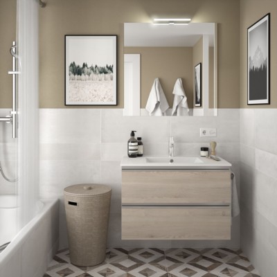 Movél SPIRIT 800 2 gavetas metálicas NATURAL 797 x 540 x 450 mm