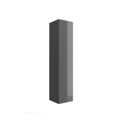 Pilar ALLIANCE 1600 reversível 2 portas push CINZA ANTRACITE BRILHO 350 x 1600 x 349 mm