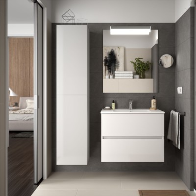 Movél FUSSION LINE 700 2 gavetas BRANCO BRILHO 697 x 540 x 450 mm