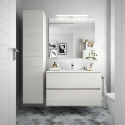 Movél FUSSION LINE 900 2 gavetas SBIANCATO 897 x 540 x 450 mm