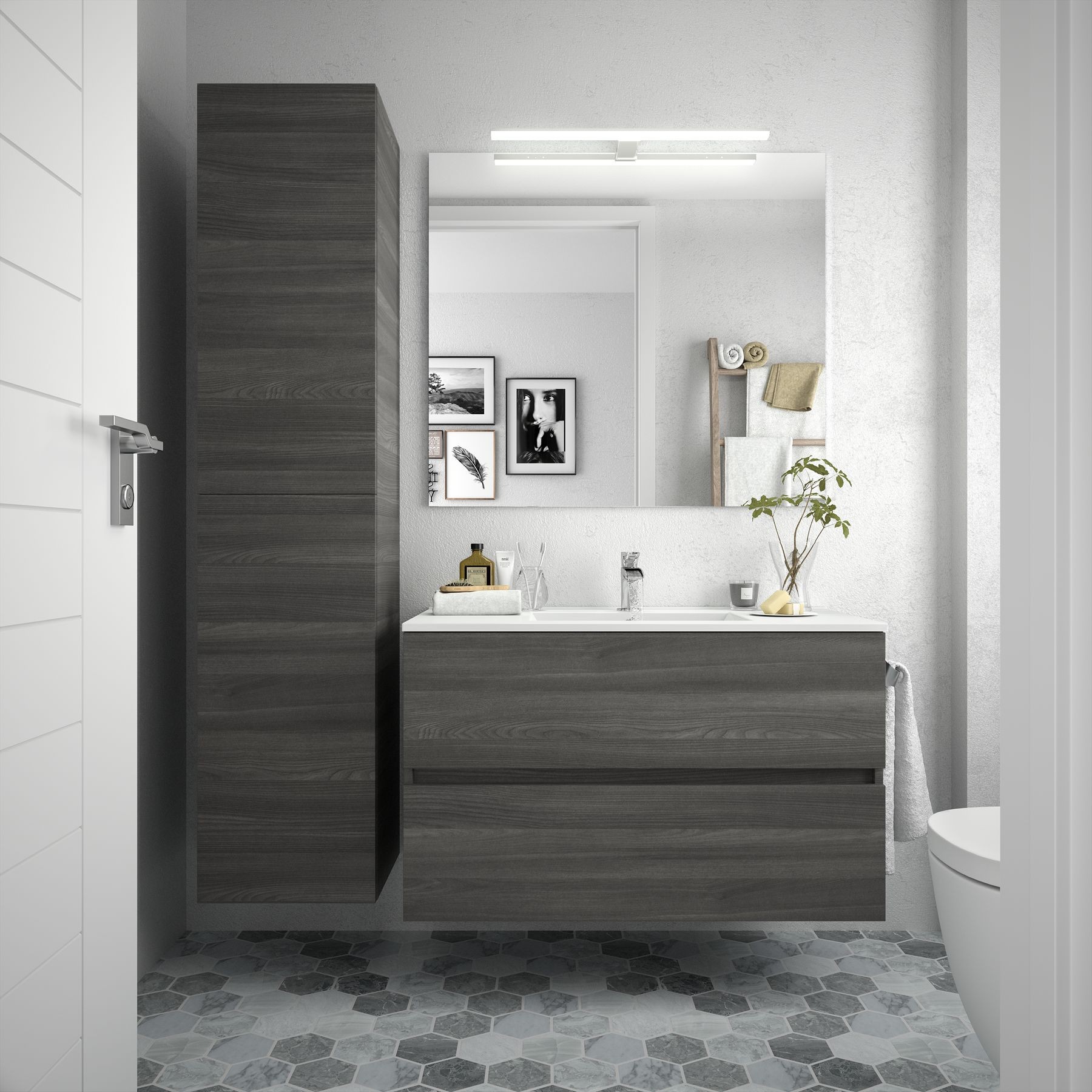 Movél FUSSION LINE 900 2 gavetas ALSACIA 897 x 540 x 450 mm