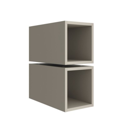 Dois cubos embelezadores ALLIANCE 250 para coqueta de 250 217 x 244 x 428 mm