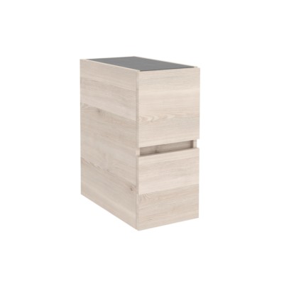 Coqueta FUSSION LINE 250 2 gavetas NATURAL 250 x 540 x 450 mm