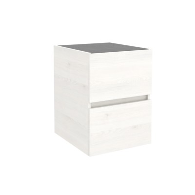 Coqueta FUSSION LINE 400 2 gavetas SBIANCATO 400 x 540 x 450 mm