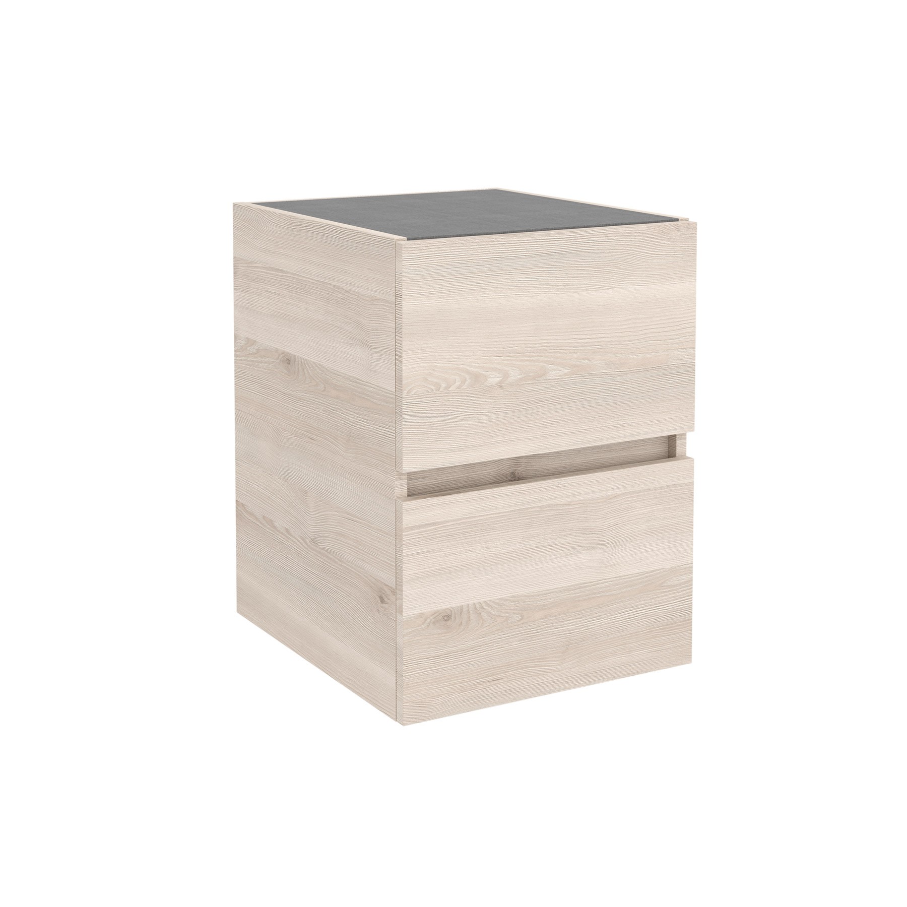 Coqueta FUSSION LINE 400 2 gavetas NATURAL 400 x 540 x 450 mm