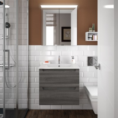 Movél MONTERREY 600 2 gavetas metálicas ALSACIA 598 x 540 x 450 mm