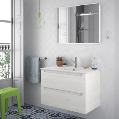 Movél MONTERREY 800 2 gavetas metálicas SBIANCATO 797 x 540 x 450 mm