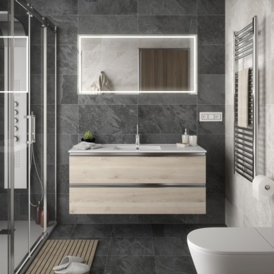 Movél SPIRIT 1200 2 gavetas metálicas NATURAL 1194 x 540 x 450 mm