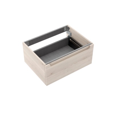 Coqueta MONTERREY 600 1 gaveta metálica NATURAL 598 x 270 x 450 mm