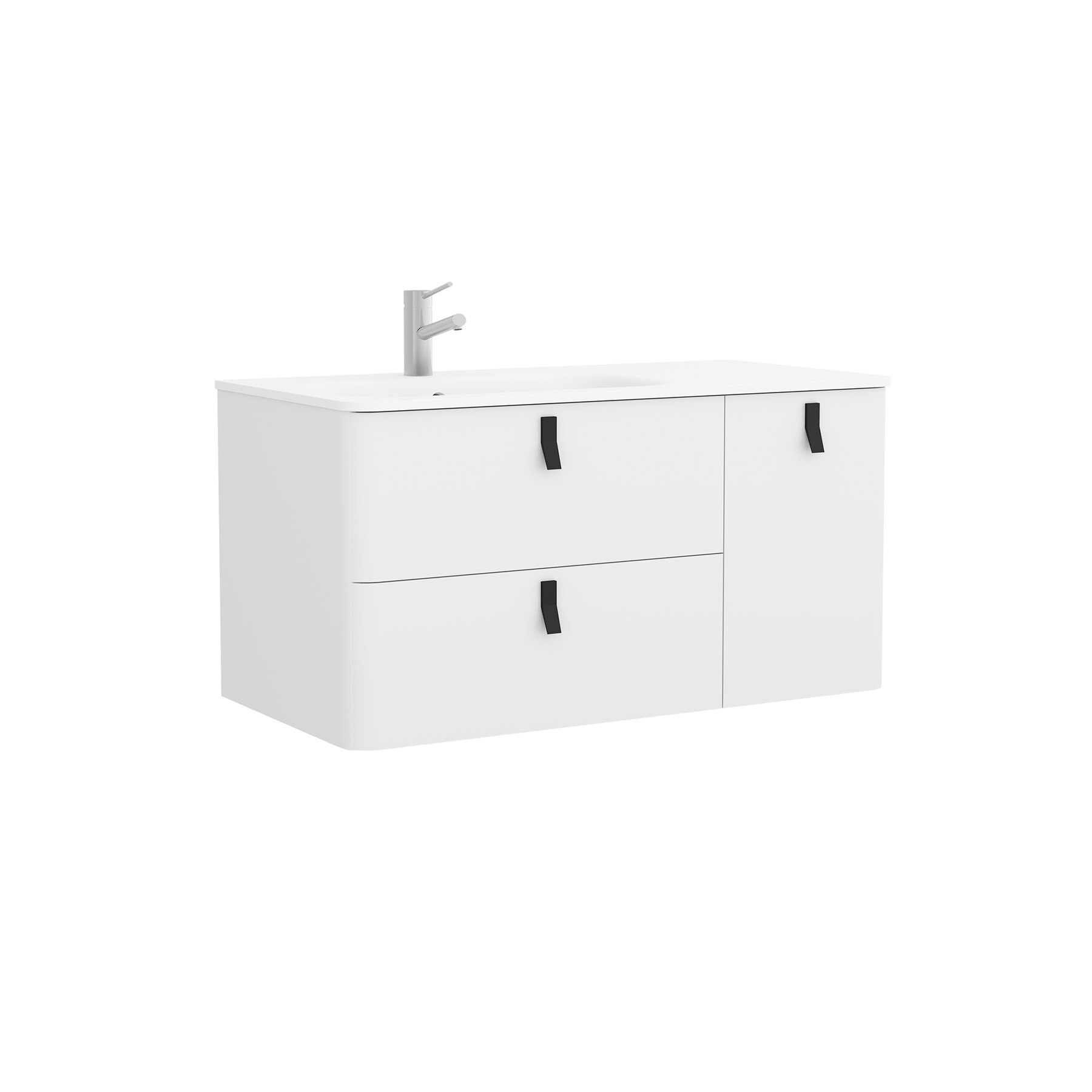 Movél UNIIQ 1200 direito BRANCO MATE 1194 x 540 x 450 mm 2
