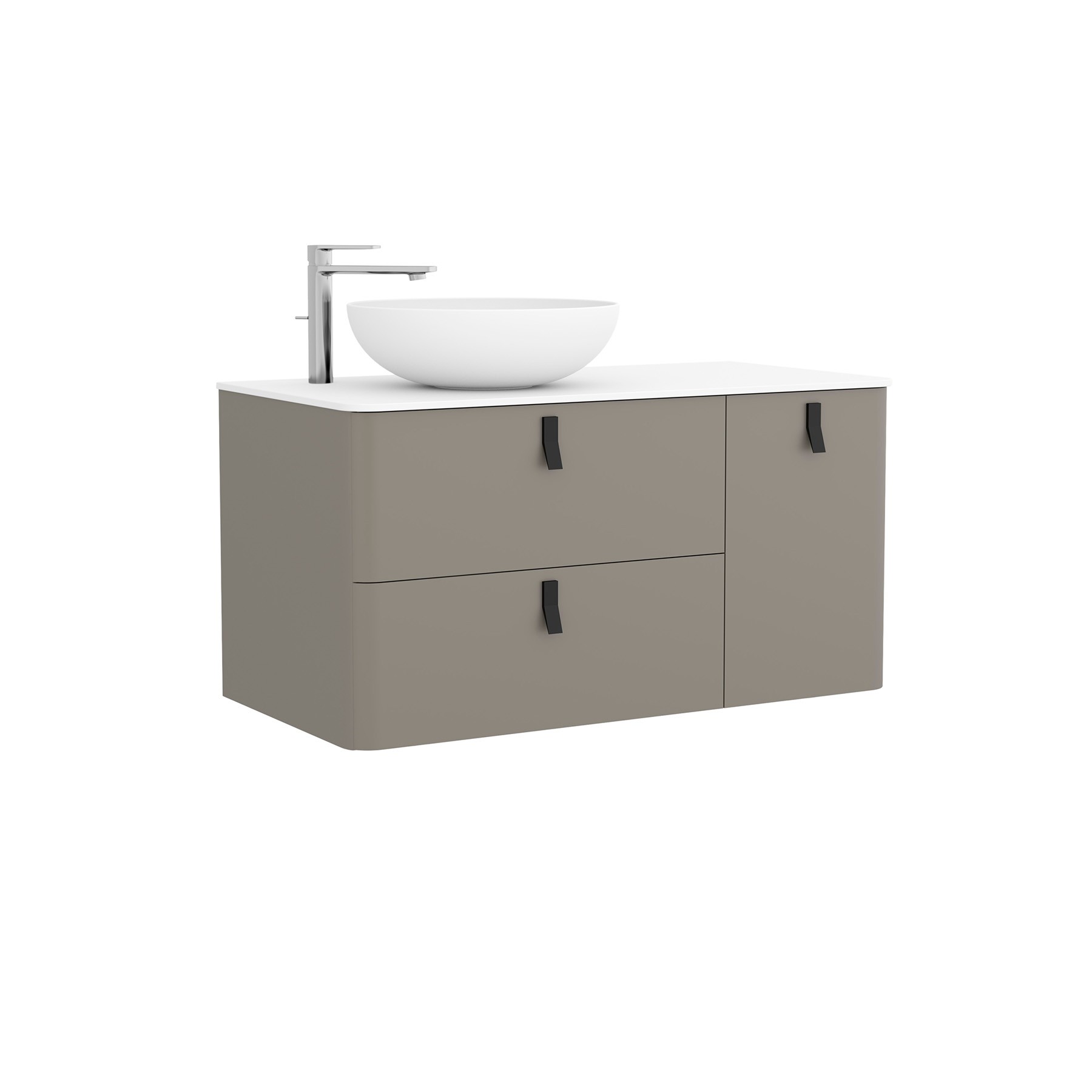 Movél UNIIQ 1200 direito TAUPE MATE 1194 x 540 x 450 mm 2