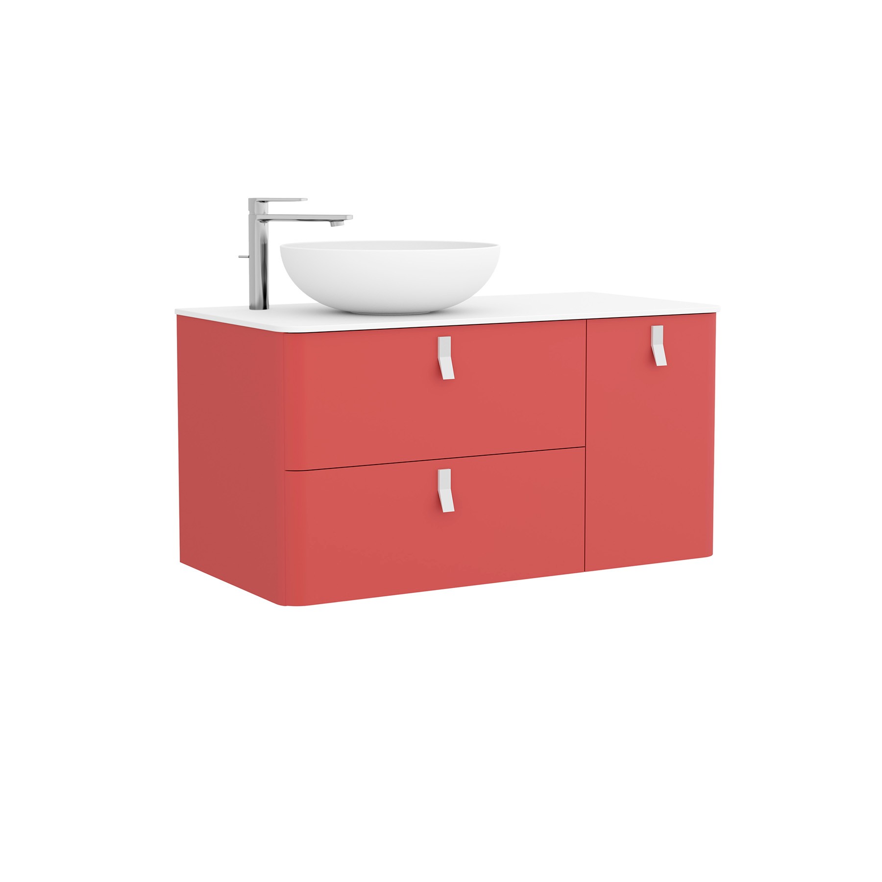 Movél UNIIQ 1200 direito ROJO 1194 x 540 x 450 mm 2