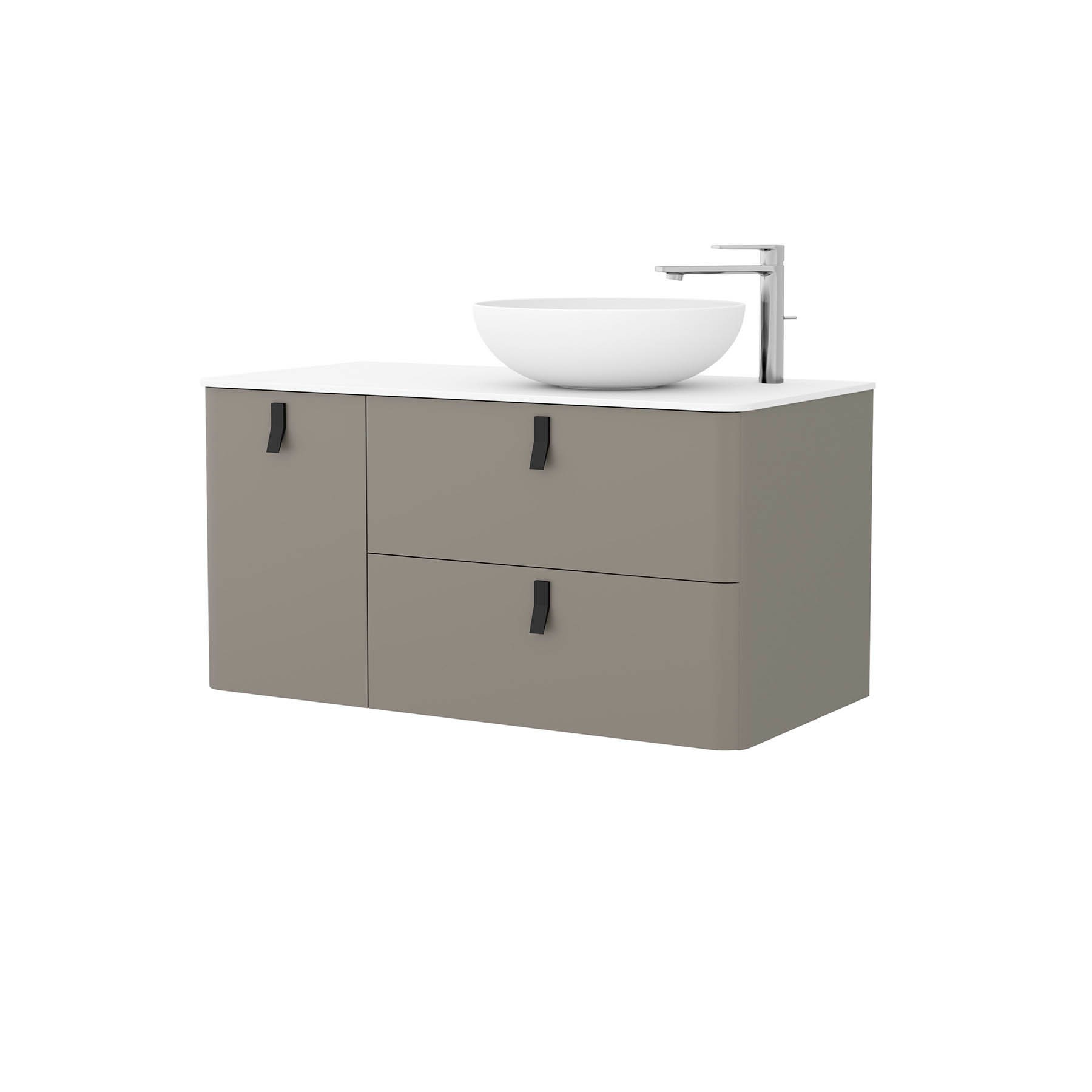 Movél UNIIQ 1200 esquerdo TAUPE MATE 1194 x 540 x 450 mm 2