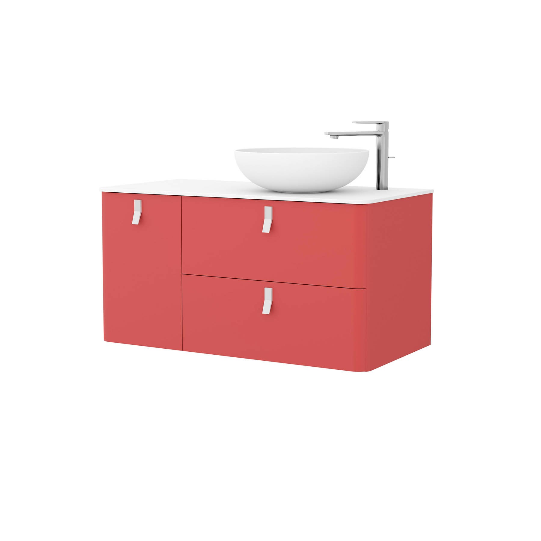 Movél UNIIQ 1200 esquerdo ROJO 1194 x 540 x 450 mm 2