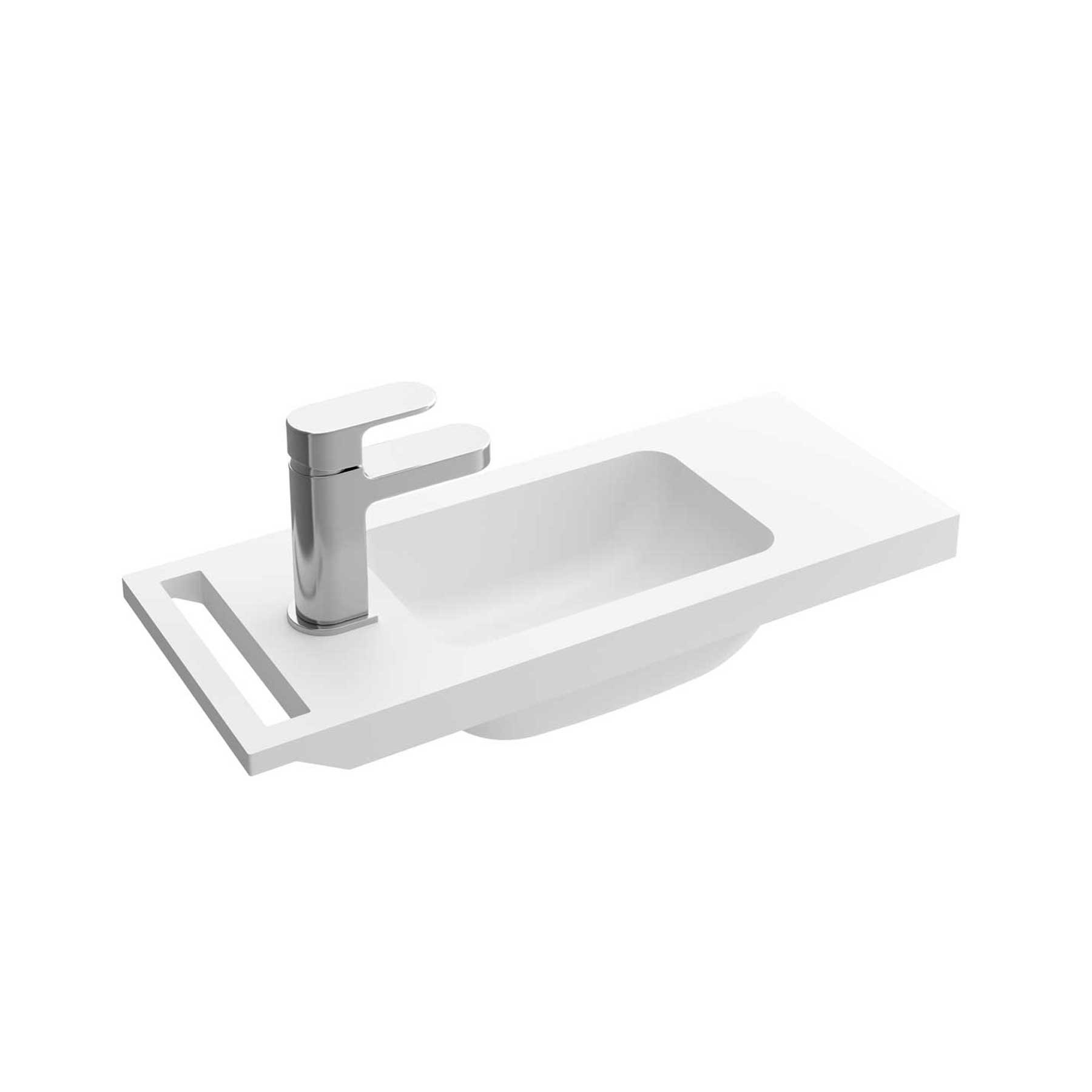 Basin MARTHA 555 MATT WHITE SOLID SURFACE 555 x 36 x 225 mm