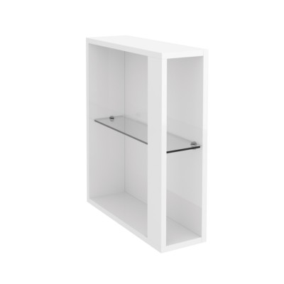 Terminal coqueta ALLIANCE 150 reversível BRANCO BRILHO 150 x 540 x 450 mm