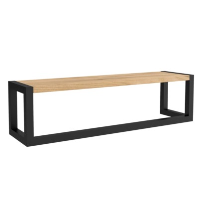 Prateleira toalheiro VINCI 600 CARVALHO ÁFRICA 598 x 160 x 162 mm