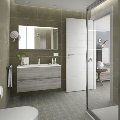 Movél FUSSION LINE 1000 2 gavetas PINHO BAÍA 997 x 540 x 450 mm