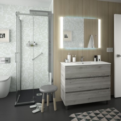 Movél FUSSION LINE 1000 3 gavetas PINHO BAÍA 997 x 868 x 450 mm