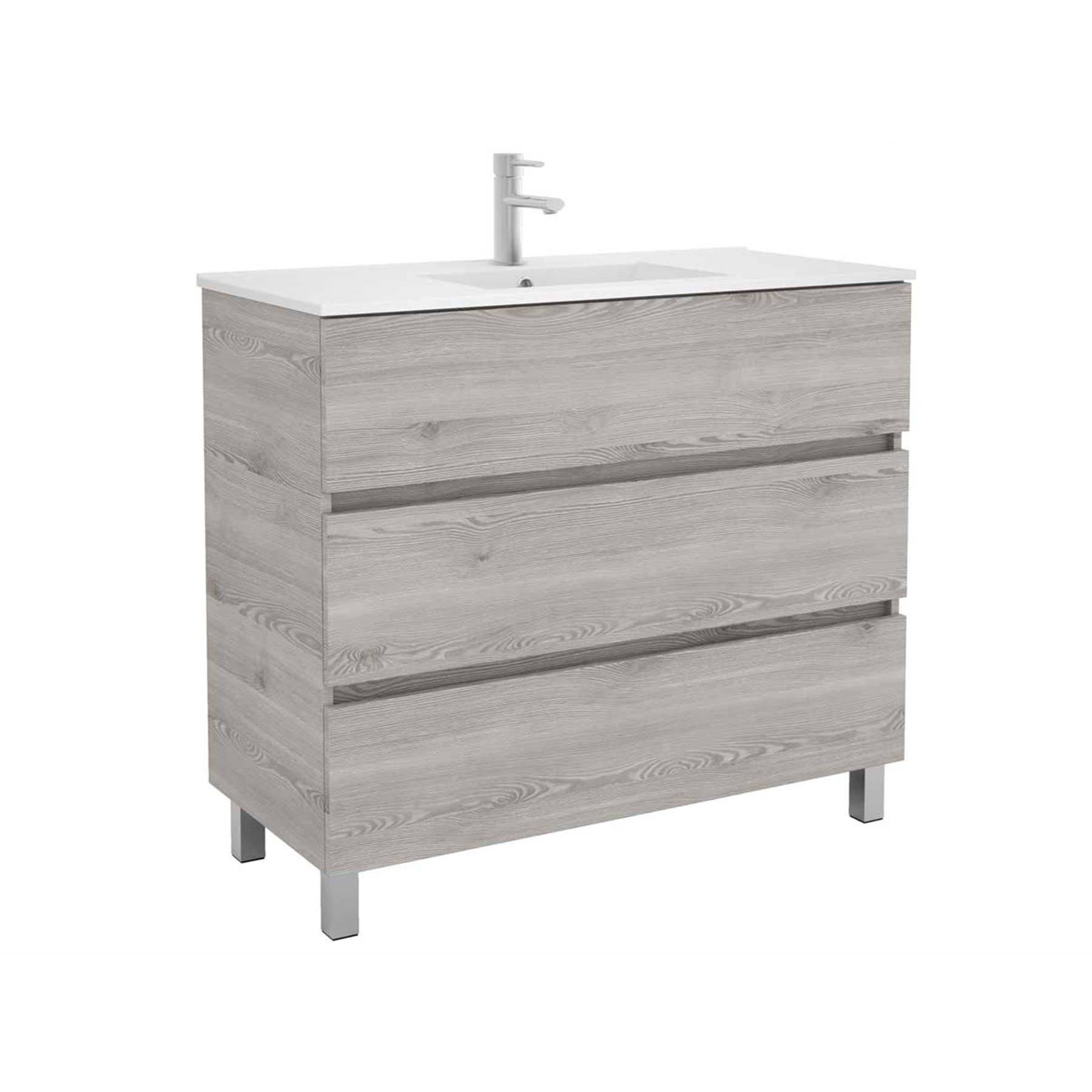 Movél FUSSION LINE 1000 3 gavetas PINHO BAÍA 997 x 868 x 450 mm 1