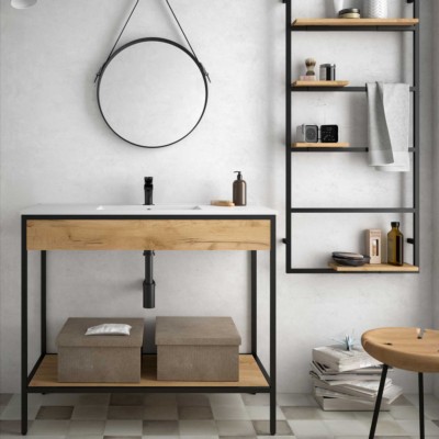 Mueble VINCI 1200 ROBLE ÁFRICA 1194 x 453 x 868 mm