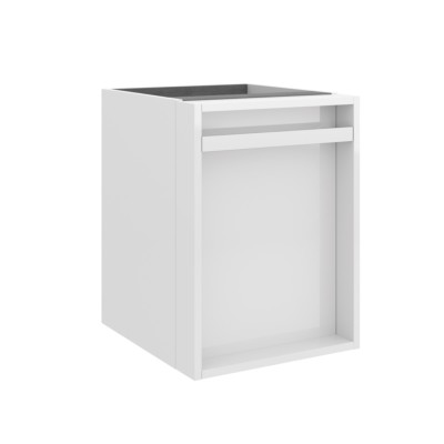 Coqueta ALLIANCE 400 toalheiro removível BRANCO BRILHO 400 x 540 x 450 mm