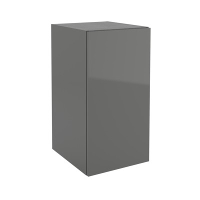 Coqueta ALLIANCE 400 reversível 1 porta CINZA ANTRACITE BRILHO 400 x 868 x 450 mm