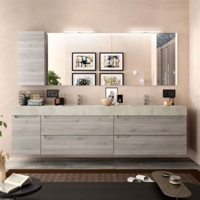 Tampo COMPAKT 51 de 2001 até 2500 mm, com 2 poças grandes integradas CEMENTO