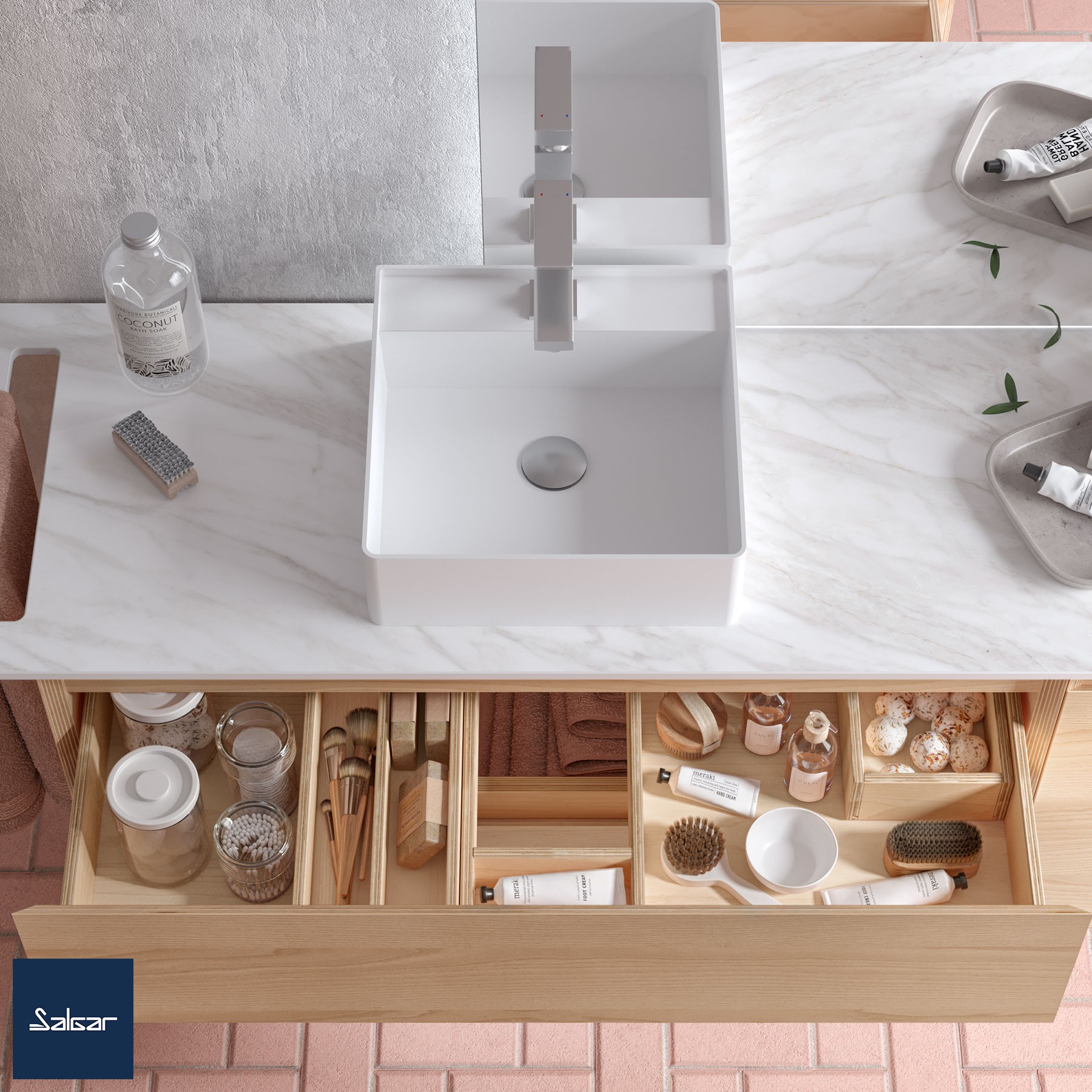 Lavabo de posar TALEA SOLID SURFACE - Main Image