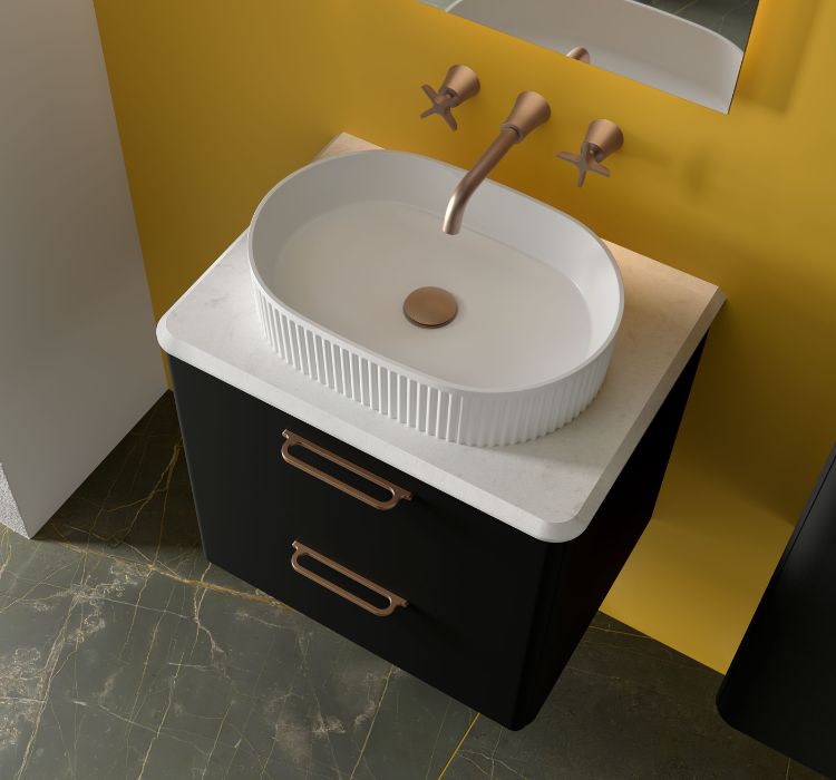 Plan De Vasque En Céramique Fournier - Neuf, Marque Castorama - Pour Installation Salle De Bain Ou Cuisine