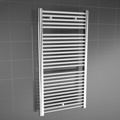 Toalheiro REQUENA 118 elétrico com termostato CROMADO 1180 x 500 mm