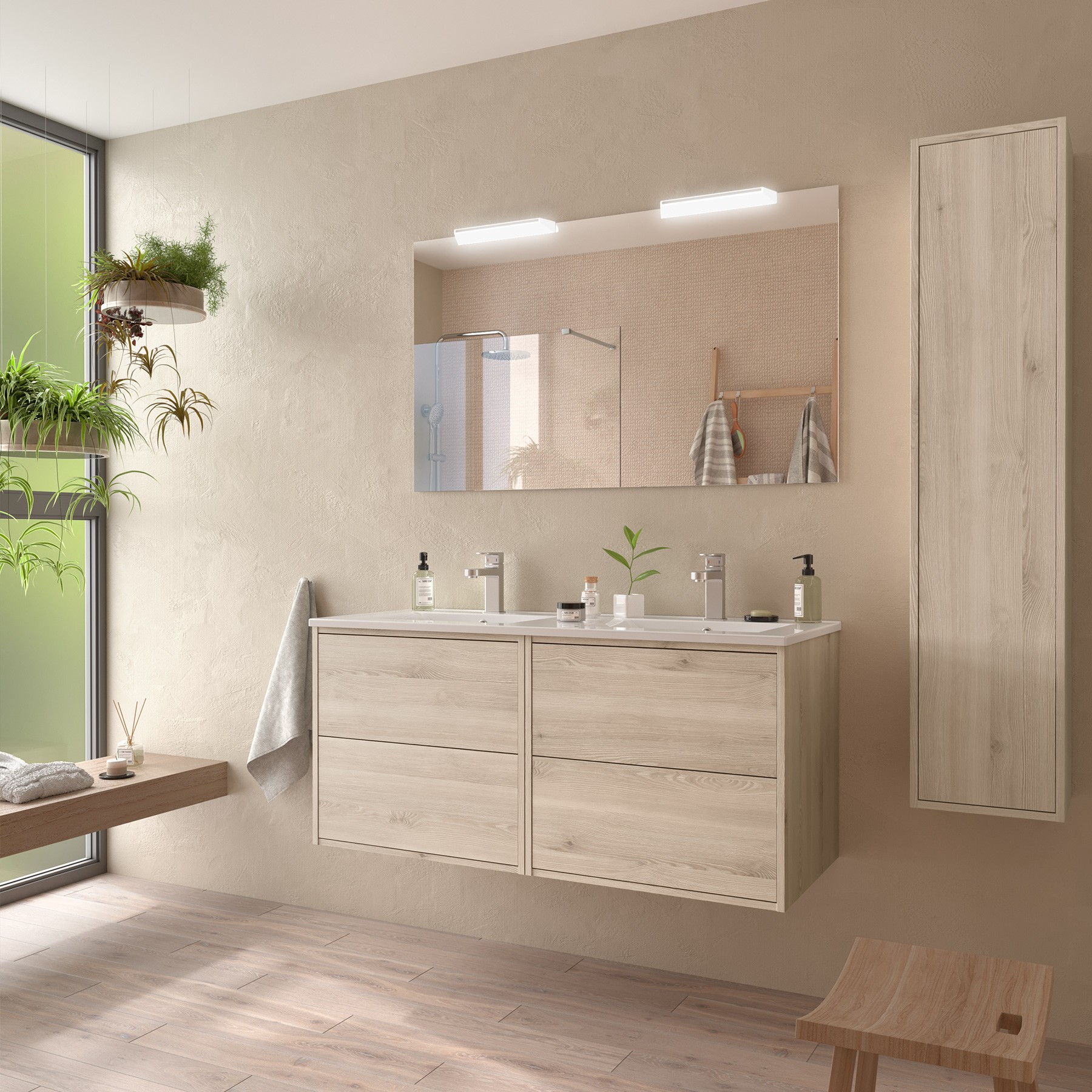 DELTA FURNITURE Meuble-lavabo de 30 pouces avec lavabo en céramique - Canada