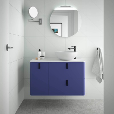 Movél UNIIQ 1200 esquerdo AZUL ALTAMAR 1194 x 540 x 450 mm