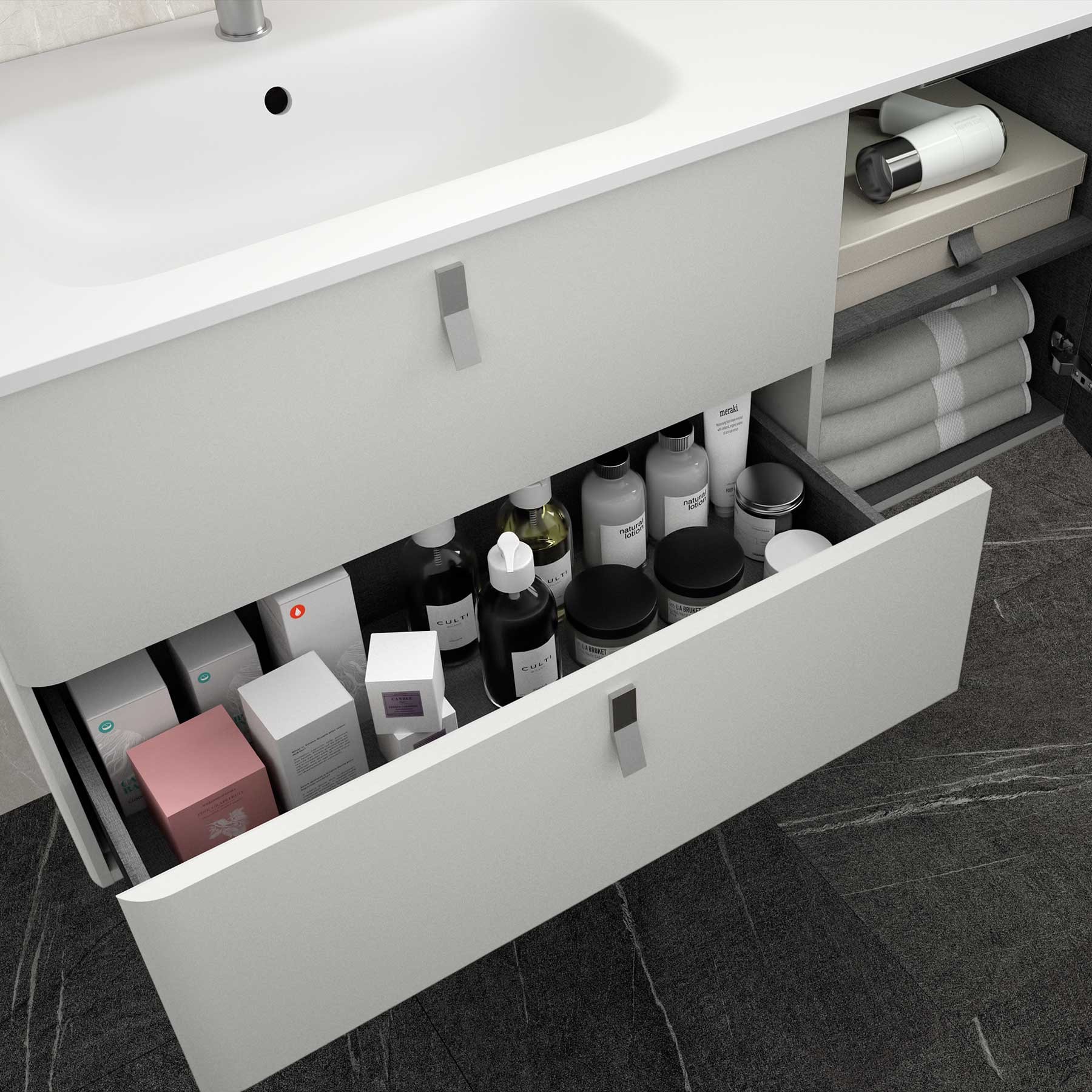 Movél UNIIQ 1200 direito ALMENDRA 1194 x 540 x 450 mm 3