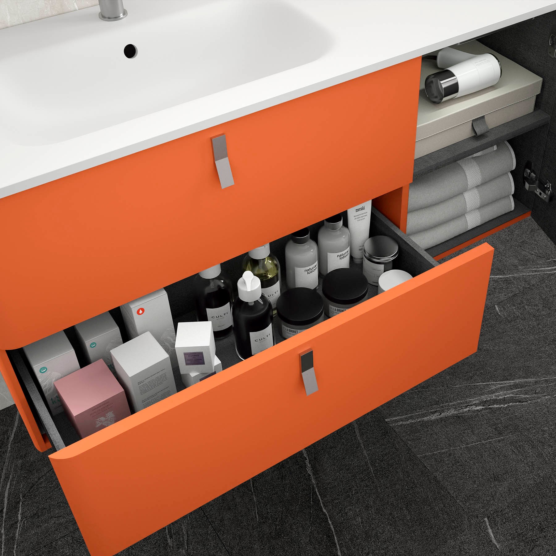 Movél UNIIQ 1200 direito KAKI 1194 x 540 x 450 mm 4