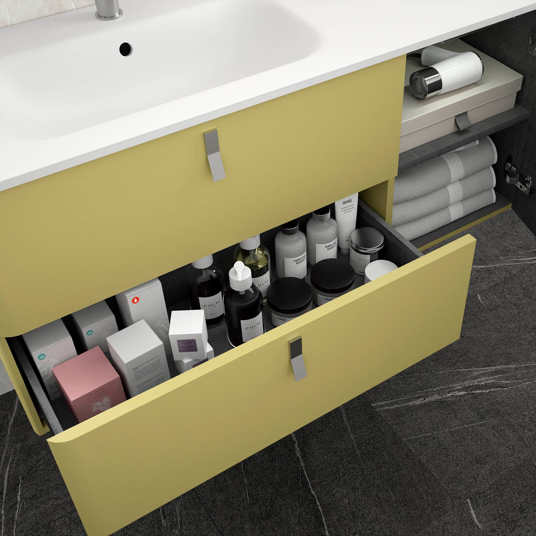 Movél UNIIQ 1200 direito SALVIA 1194 x 540 x 450 mm 4