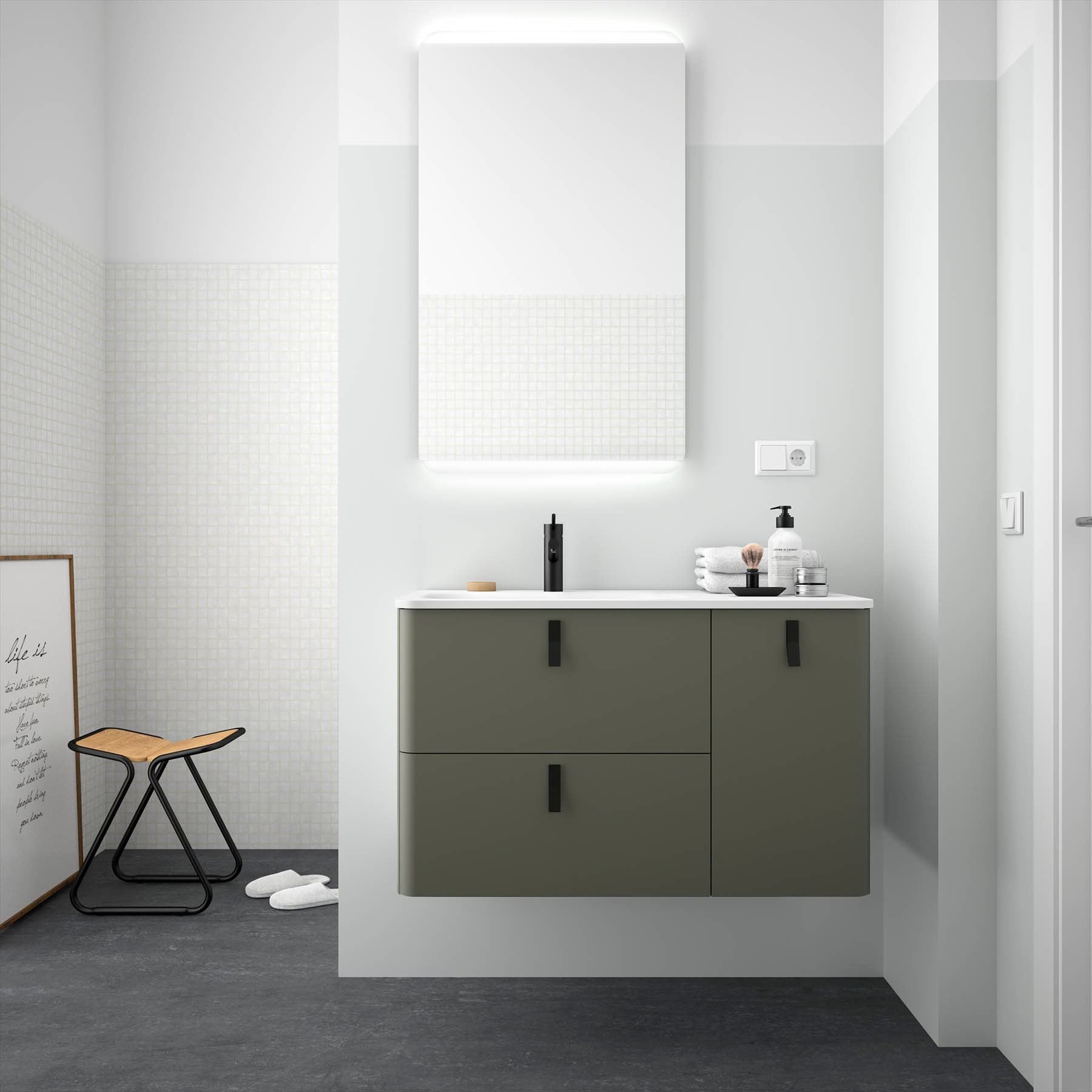 Movél UNIIQ 1200 direito CASTAÑO 1194 x 540 x 450 mm 1