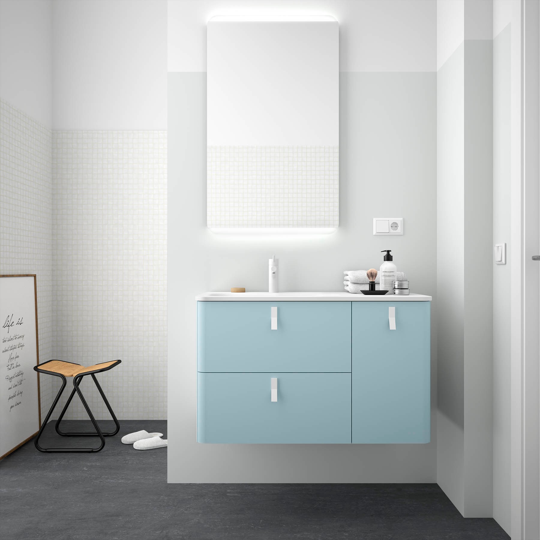 Movél UNIIQ 1200 direito CIELO 1194 x 540 x 450 mm 1