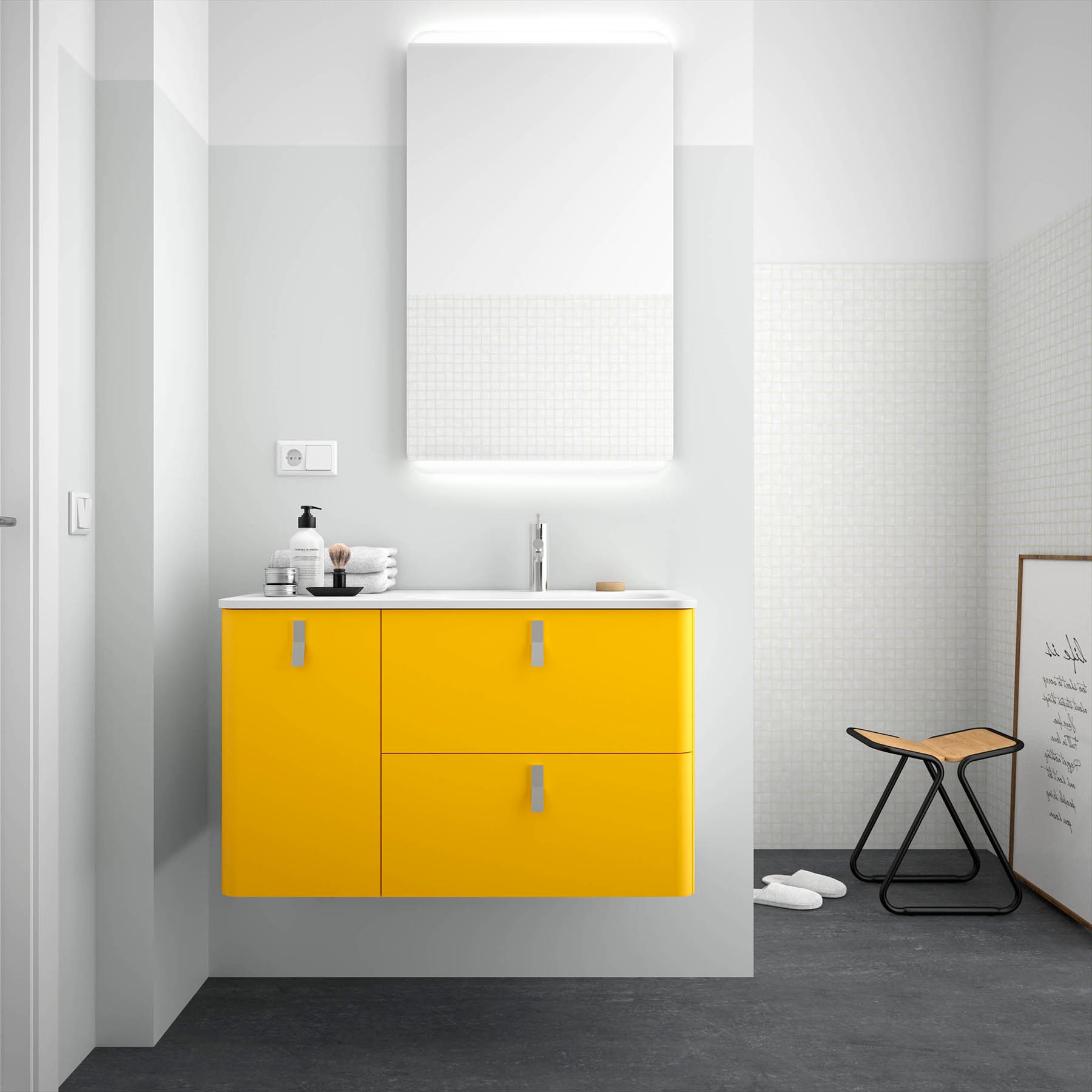 Movél UNIIQ 1200 esquerdo SOL 1194 x 540 x 450 mm 1