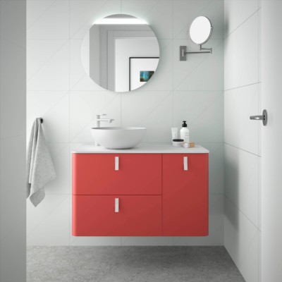 Movél UNIIQ 1200 direito ROJO 1194 x 540 x 450 mm