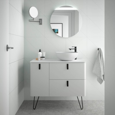 Movél UNIIQ 900 esquerdo ALMENDRA 897 x 540 x 450 mm