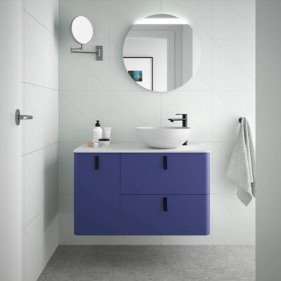 Movél UNIIQ 900 esquerdo AZUL ALTAMAR 897 x 540 x 450 mm
