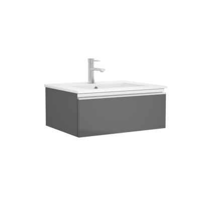 Movél SPIRIT 800 1 gaveta metálica CINZA ANTRACITE BRILHO 797 x 270 x 450 mm