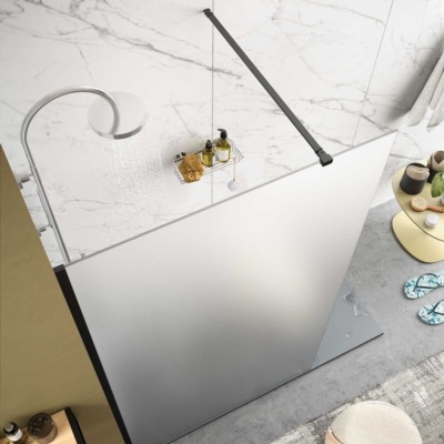 supporto a parete NERO OPACO 1200 mm