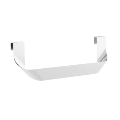 Toalheiro duplo JAZZ profundidade 45 e 50 ANODIZADO BRILHO 385 x 125 x 68 mm