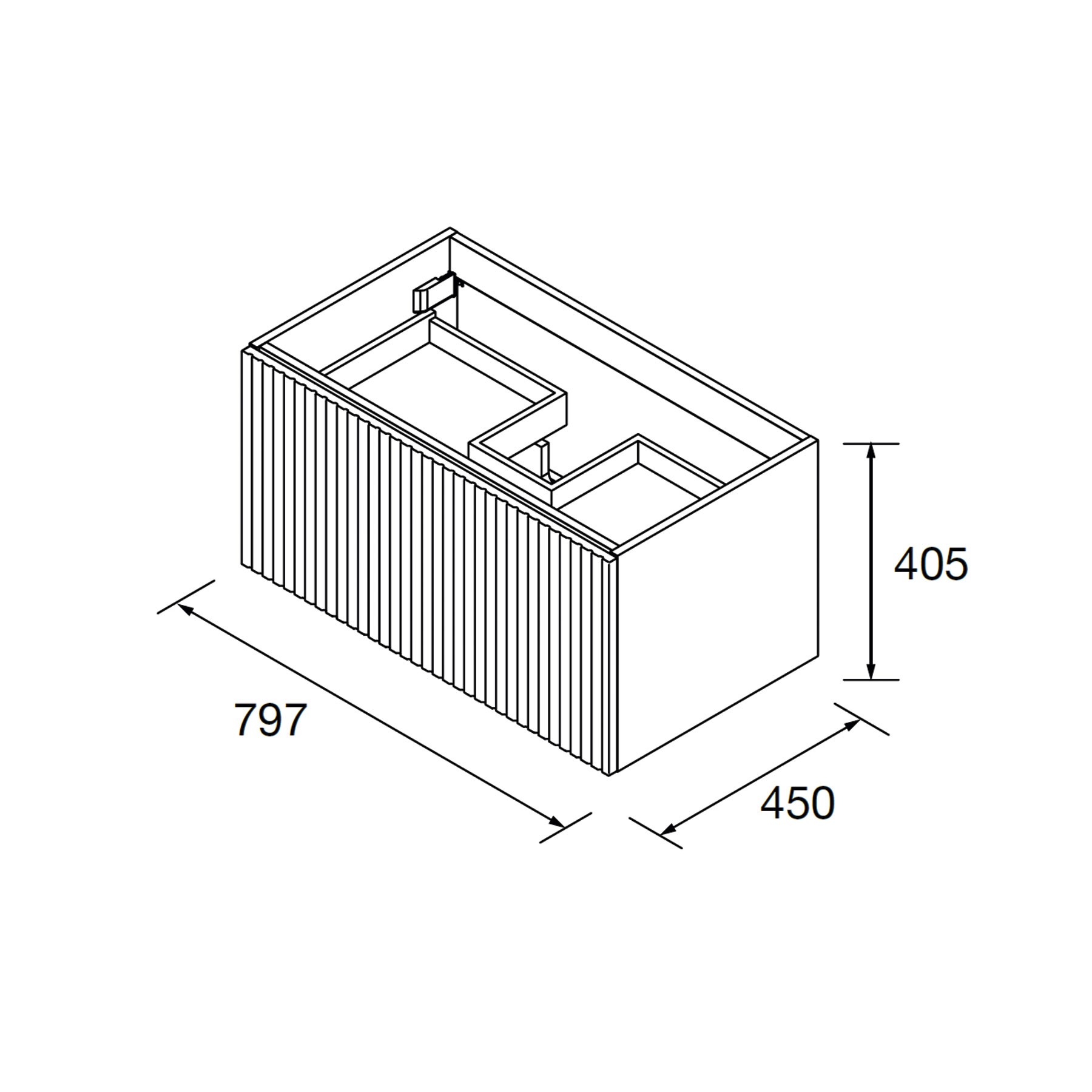 Neolab 2 Vetrinetta Con 12 Cassetti Trasparenti | 175x92x59 Mm | Per Piccole Parti E Collezionismo | Da Banco O Parete