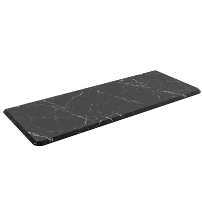 Tampo UNIIQ 1200 direito PRETO MARQUINA para lavatório de pousar 1210 x 22 x 460 mm