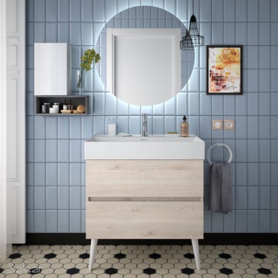 Movél FUSSION LINE 800 2 gavetas NATURAL 797 x 540 x 450 mm