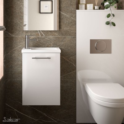 Jogo da mobília do banheiro MICRO 400 BRANCO